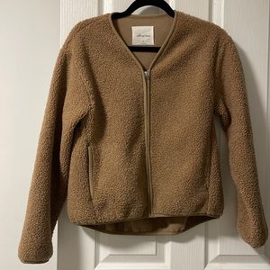 Wilfred Free zip fleece jacket